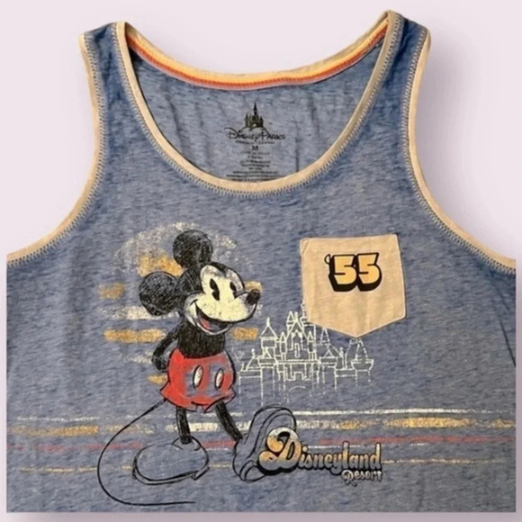 Disneyland Parks Exclusive Mickey Mouse 55 Tank Top - Picture 1 of 3